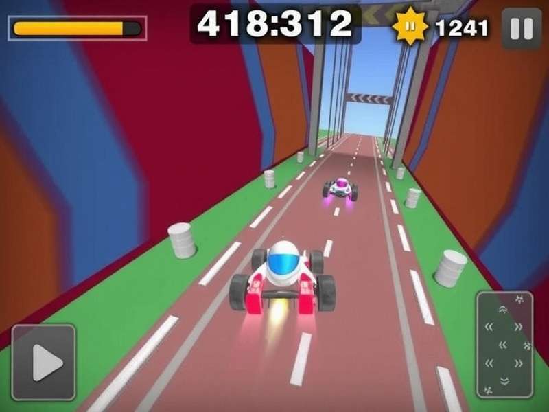 Speedy Bolt Racer Gameplay Screenshot